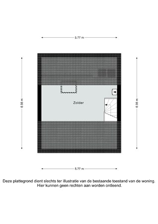 Plattegrond - Wackersstraat 26, 6471 KA Eygelshoven - Wackersstraat 26 Eygelshoven - Zolder 2D.jpg